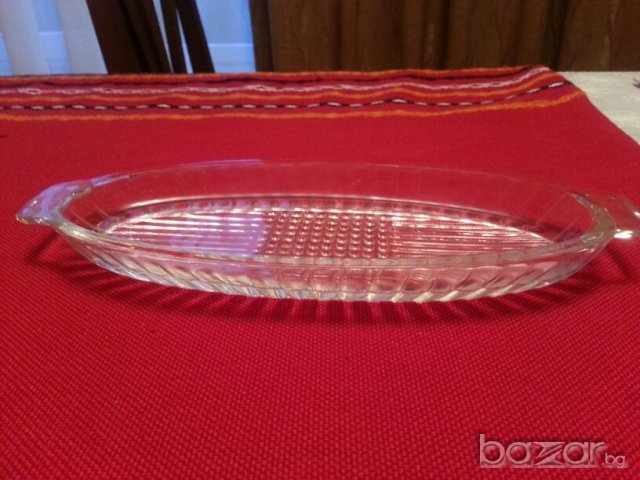 Кристална чиния за мезета, снимка 2 - Чинии - 20857561