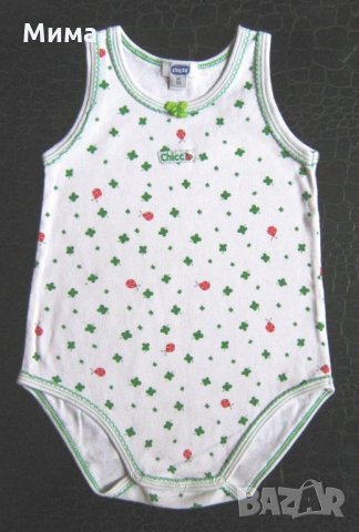 Бодита без ръкав и с къс ръкав, 0-18 мес.