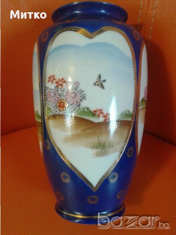 Ваза стара и уникална маркирана - порцелан , снимка 4 - Вази - 14276965