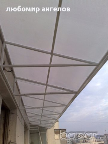 Навеси и козирки от поликарбонат, снимка 5 - Ремонти на покриви - 13136911