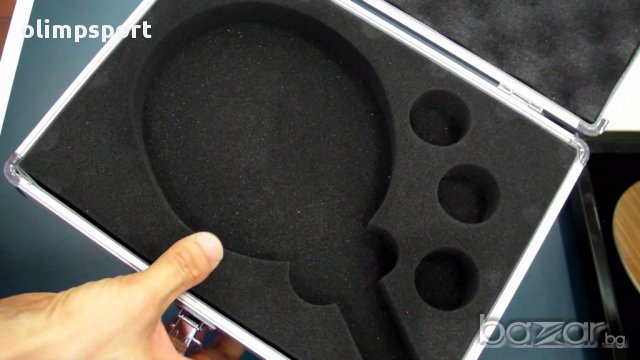 Калъфка за тенис на маса Tibhar ALUM CUBE черна,синя,сребриста  нова , снимка 2 - Тенис - 13452261