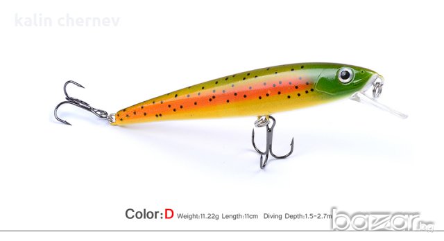 воблери 11см 11.12г, снимка 5 - Въдици - 18397101