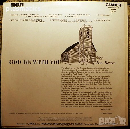 Грамофонна плоча - Vinyl / Lp - Jim Reeves , снимка 3 - Грамофонни плочи - 25959390