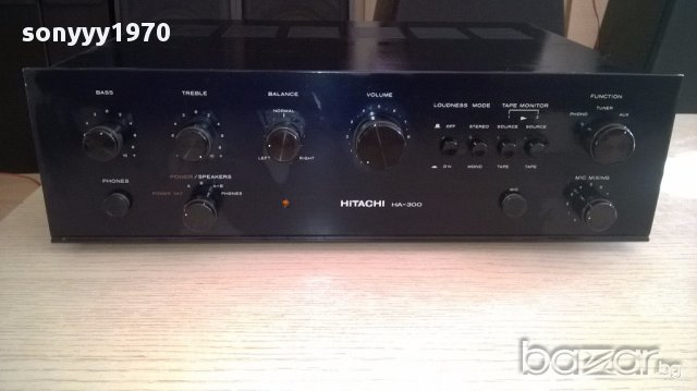 hitachi ha-300-stereo amplifier-japan-внос швеицария, снимка 3 - Ресийвъри, усилватели, смесителни пултове - 12762948
