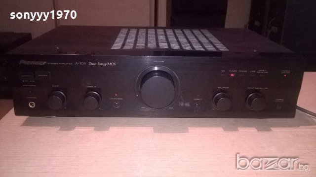 pioneer a-109 stereo ampli-транзисторен усилвател-внос франция, снимка 4 - Ресийвъри, усилватели, смесителни пултове - 19850691