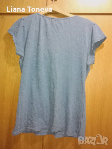 синя лятна блуза, снимка 6 - Тениски - 25213392