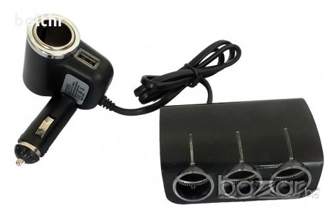 Разклонител на запалка 4 гнезда + USB Olesson 1528, снимка 2 - Аксесоари и консумативи - 19121010