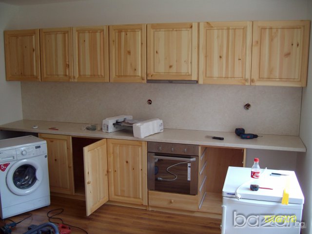 Кухненско обзавеждане от масив, снимка 5 - Кухни - 7719782