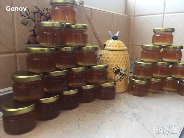 Бурканчета с мед 25 мл. за сватба или кръщене, снимка 2 - За пчели - 24505951