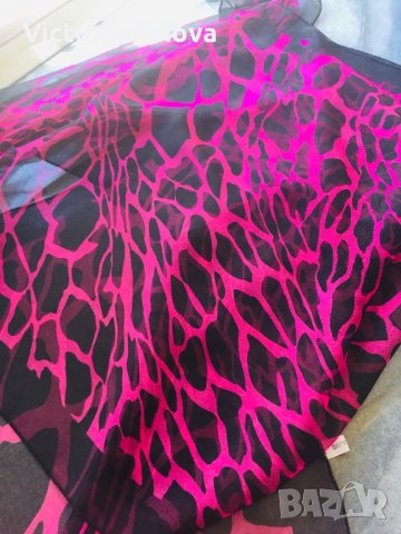 Шал коприна 160/52см, снимка 2 - Шапки - 24759814