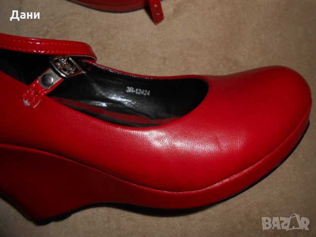 Дамски червени обувки Riccardo Farini, снимка 6 - Дамски ежедневни обувки - 25506821
