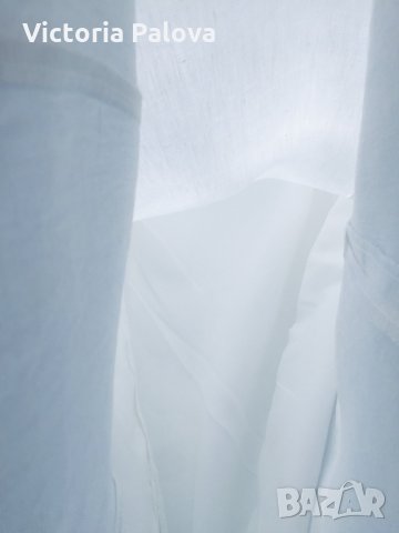Бяла дълга ленена пола REVANCHE IN FASHION , снимка 4 - Поли - 25798097