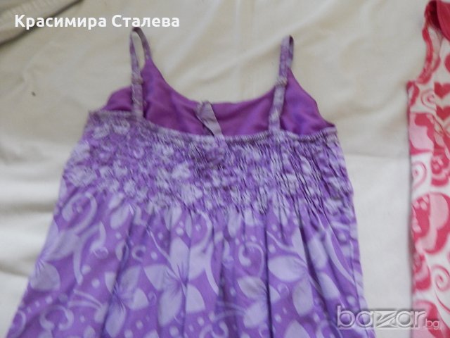 Рокли-5-6 год.-100% памук, снимка 6 - Детски рокли и поли - 19012358