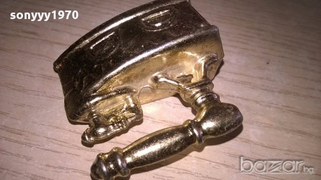 Мини ретро колекция-ютия-бронз/месинг-5х4х2см-внос швеицария, снимка 14 - Антикварни и старинни предмети - 17527686