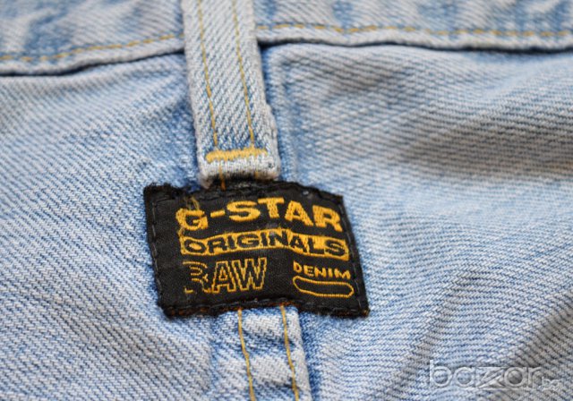 G-STAR RAW DENIM мъжки дини дълки размер W35, L31, снимка 6 - Дънки - 13038964