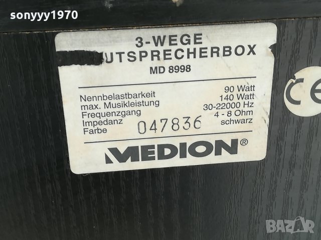 mideon-2бр тонколони-внос швеицария, снимка 11 - Тонколони - 22466709