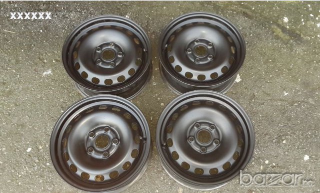 4бр. железни джанти 15" 5x112, 6j, Et-45, центр. 57.1мм, снимка 8 - Гуми и джанти - 12054460