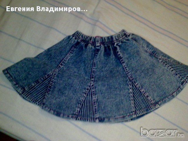 Дънкови поли, снимка 11 - Детски рокли и поли - 10643548