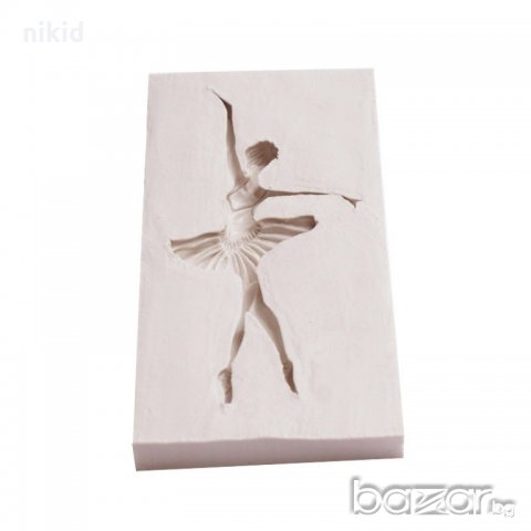 балерина на пръсти силиконов молд декор украса торта фондан , снимка 2 - Форми - 18464347