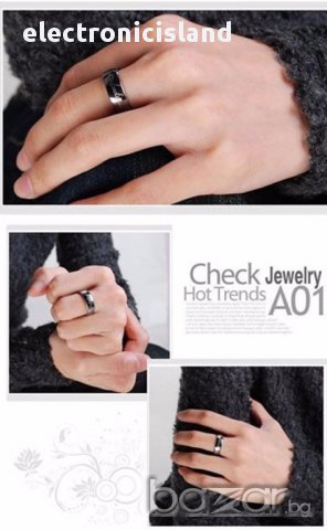 Властелинът на пръстена дизайн, 316l титаниева стомана,лазерно гравиран, цвят злато / сребро /черен, снимка 11 - Пръстени - 8681133