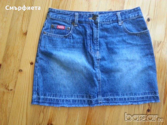 дънкова пола Flash lights  S- размер