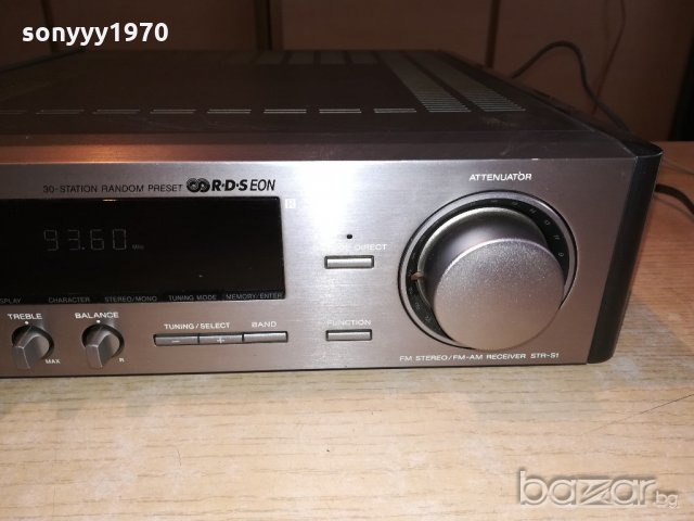 заявен*sony str-s1 stereo tuner/amplifier-made in japan-внос швеицария, снимка 9 - Ресийвъри, усилватели, смесителни пултове - 21341510