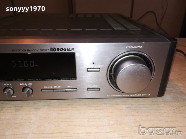 sony str-s1 stereo tuner/amplifier-made in japan-внос швеицария, снимка 9 - Ресийвъри, усилватели, смесителни пултове - 21341510