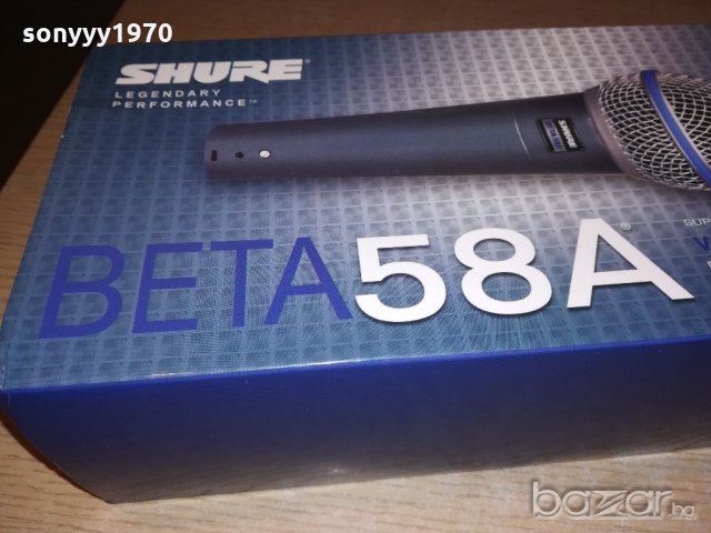 shure beta 58S-legendary performance microphone-внос швеицария, снимка 7 - Микрофони - 20482220