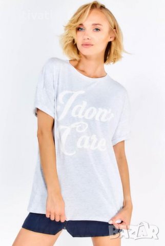 Сива тениска М, снимка 1