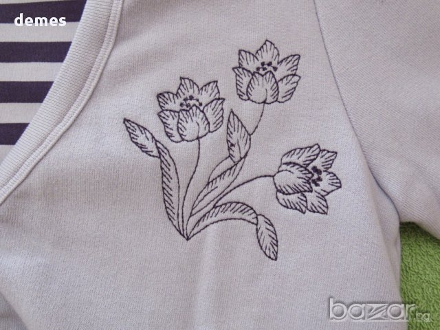 Лилава блуза и жилетка за момиче размер 128, нова, снимка 4 - Детски Блузи и туники - 16498202