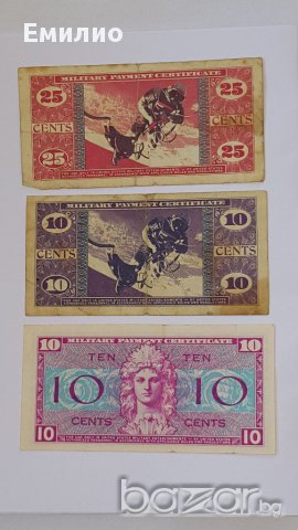 MPC. USA MILITARY PAYMENT CERTIFICATE SERIES 681 & 521 1954-1958, снимка 2 - Нумизматика и бонистика - 17796032