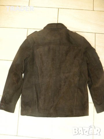 Мъжко кожено яке естествена кожа  велур, снимка 8 - Якета - 22988342