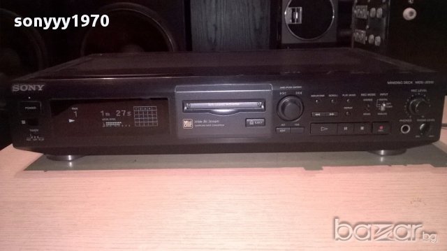 Sony mds-je510 minidisc deck-made in japan-внос швеицария, снимка 4 - Ресийвъри, усилватели, смесителни пултове - 14960410