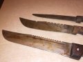 три стари ножа-ретро колекция-37/34/30см, снимка 9