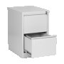 Метален шкаф за документи кардекс с две чекмеджета 72/46/72см, снимка 1