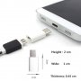 Преходник Micro USB 2.0 женско към Type-C USB 3.1 мъжко, за новите модели телефони , снимка 2