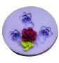 3 мини розички с дръжка силиконов молд форма украса декор торта мъфини фондан шоколад и др, снимка 1