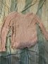 Zara Дамска бежова блуза с перли
