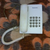 Стационарен телефон Panasonic, model: KX-TS500FX, бял, снимка 1 - Стационарни телефони и факсове - 13968295