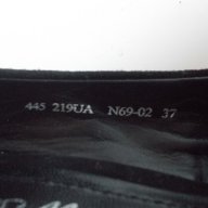 Официални велурени обувки № 37, снимка 7 - Дамски обувки на ток - 16516918