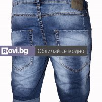Къси мъжки дънки X06, снимка 2 - Къси панталони - 21458249
