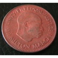 ½ цента 1964, Сиера Леоне, снимка 2 - Нумизматика и бонистика - 12038283