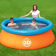 Детски надуваем басейн 3D с 2 броя очила, снимка 1 - Водни спортове - 15074107
