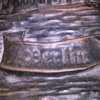 berlin-30см-масивна метална-ретро колекция-внос швеицария, снимка 8 - Колекции - 22257663