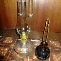 Стара газова лапма лампи, снимка 1 - Други стоки за дома - 21176373