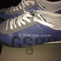 Тъмно сини кожени спортни обувки G Star Zone Locator Lthr оригинал, снимка 1 - Маратонки - 22641776