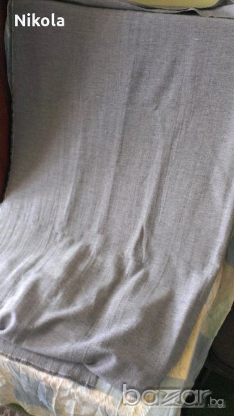 Сив дебел плат - трико , снимка 1