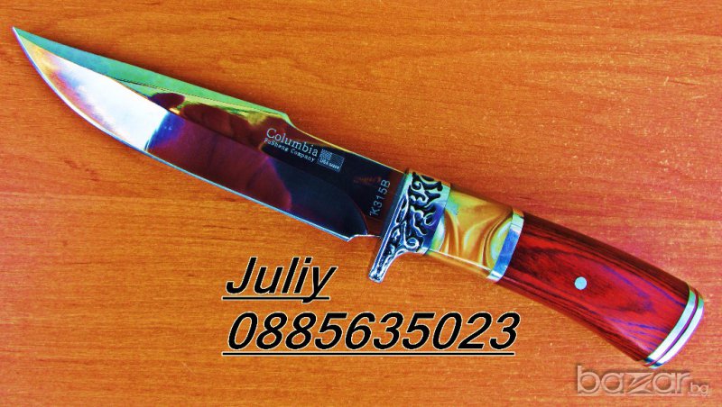 Нож с фиксирано острие Columbia K315B , снимка 1