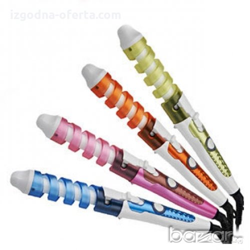 Професионална маша за перфектни къдрици с турмалиново покритиеNOVA NHC-2007A, снимка 1