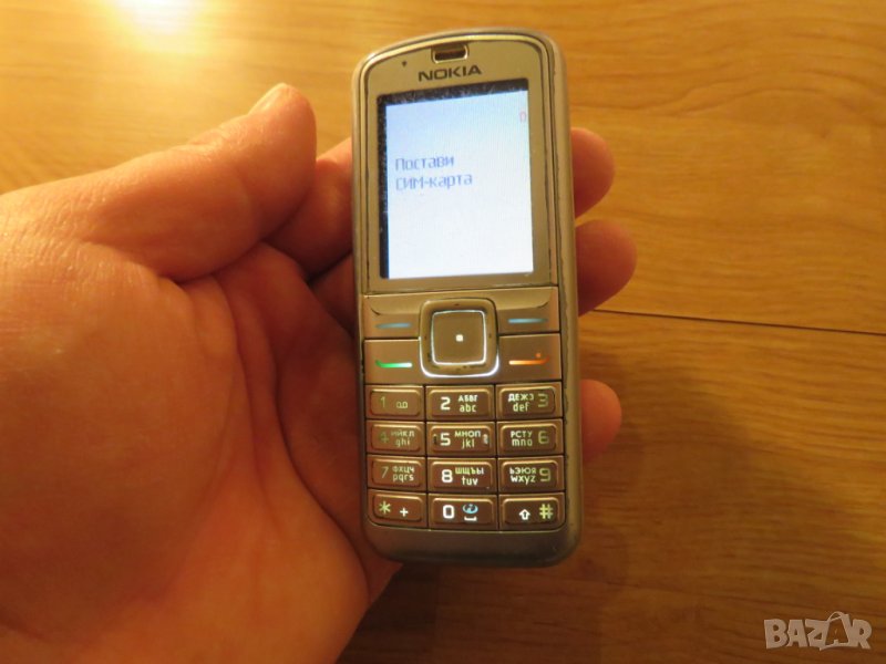 телефон с копчета NOKIA 6070, нокиа 6070 светлосин  заден панел - модел : 2006 г. - работещ., снимка 1